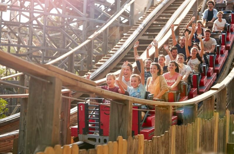 From Barcelona: PortAventura Theme Park Ticket & Transfer - Experience Exciting Coasters and Water Rides