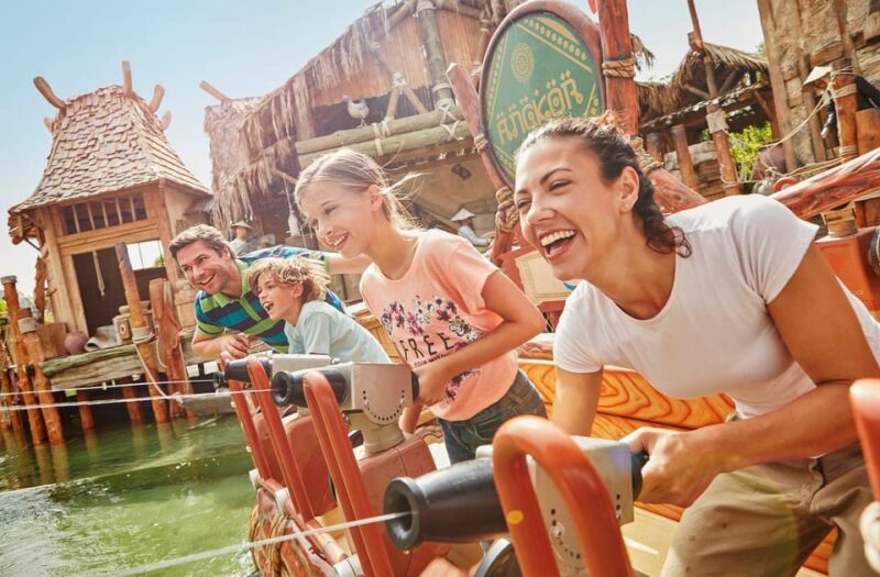 From Barcelona: PortAventura Theme Park Ticket & Transfer - Enjoy Over 100 Shows and Parades Daily