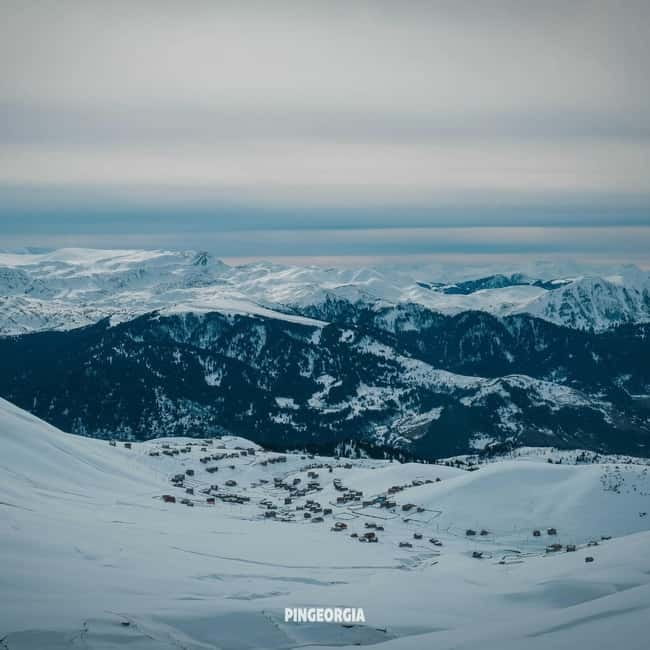 From Batumi: Snowshoe hiking ski resort Goderdzi - Ajara - Guided Tour of the Traditional Village and Local Culture