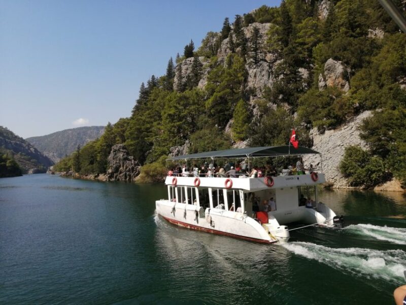 From Belek: Green Canyon Boat Trip with Lunch and Drinks - Key Points