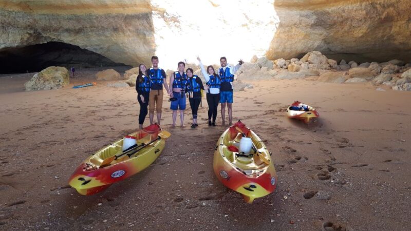 From Benagil: Benagil Caves Kayak Tour - Meeting and End Locations