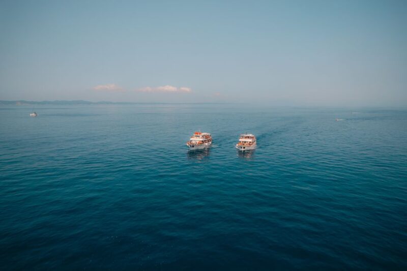 From Benitses/Lefkimmi: Blue Lagoon & Papanikolis Cruise - Exploring the Stops: Papanikolis Cave and Blue Lagoon