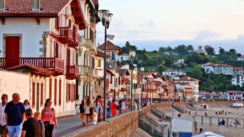 From Bilbao: Biarritz, Saint Jean de Luz, San Sebastian Tour - Views from Mount Igueldo in San Sebastian