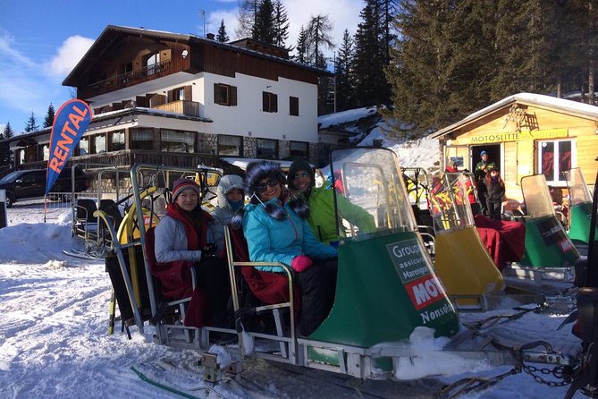 From Bolzano - Snowmobile + Sledding and The Great Dolomites Road Private Tour - The Iconic Passes and Mountain Towns Along the Route