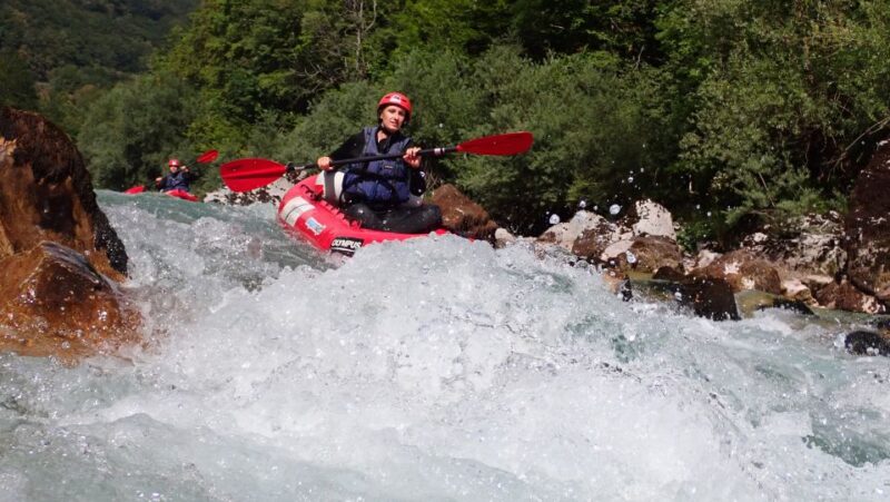 From Bovec: Whitewater kayaking on the Soa River - Expert Guides Ensure Safety and Fun