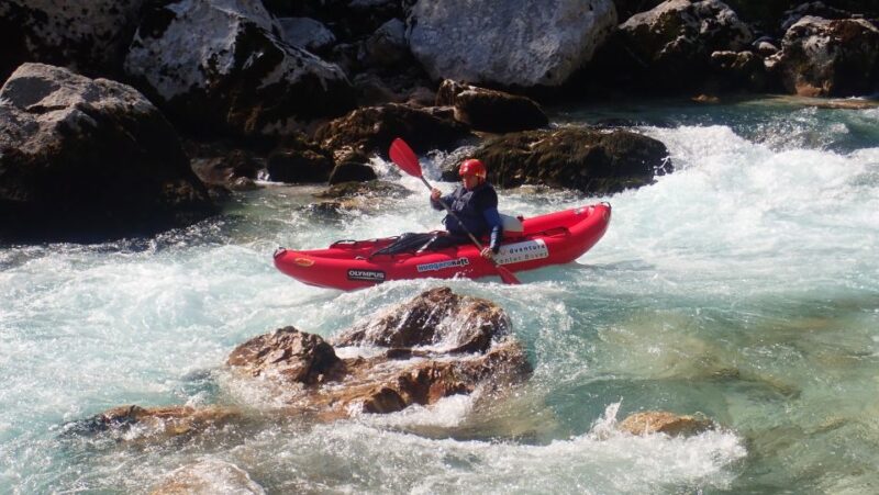 From Bovec: Whitewater kayaking on the Soa River - Suitable for Beginners with Clear Instructions