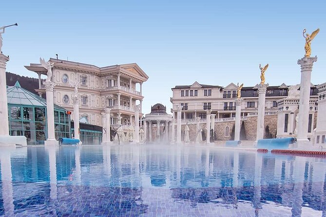 From Bratislava: Cicmany tour with Thermal Bath Entrance - The Magnificent Wooden Bethlehem in Rajecká Lesná