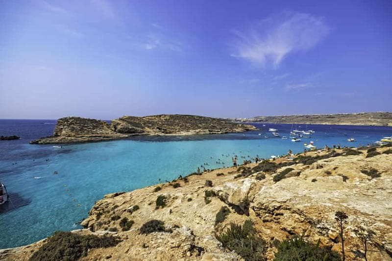From Bugibba: Comino Blue Lagoon Return Trip (CMO) - Key Points