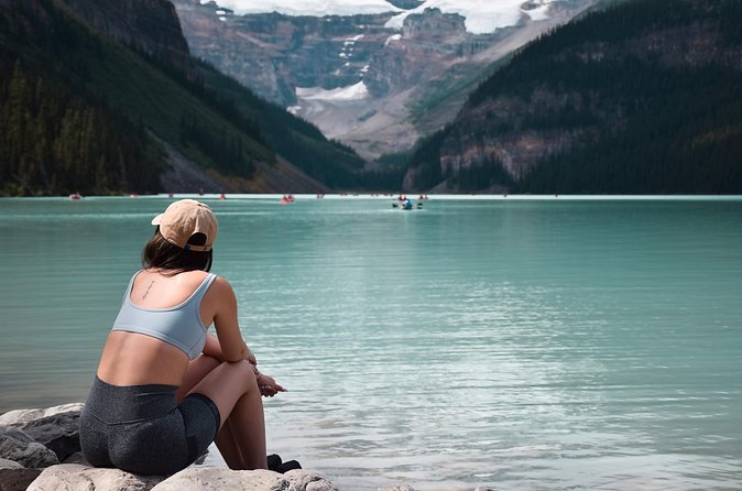 From Calgary Explore Moraine Lake Lake Louise and end in Banff - Lake Louise Visitor Center: A Brief Break