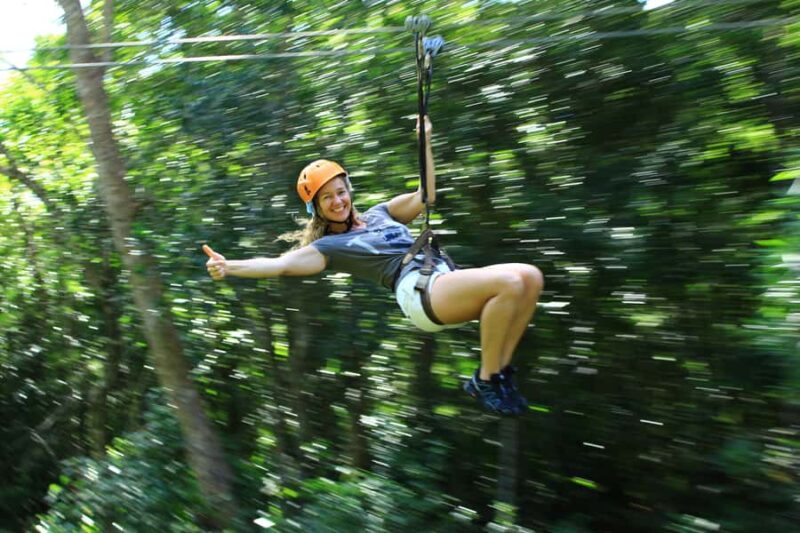 From Cancun: ATV, Cenote, and Rappelling Jungle Experience - Ziplining Over the Jungle and Water Landings