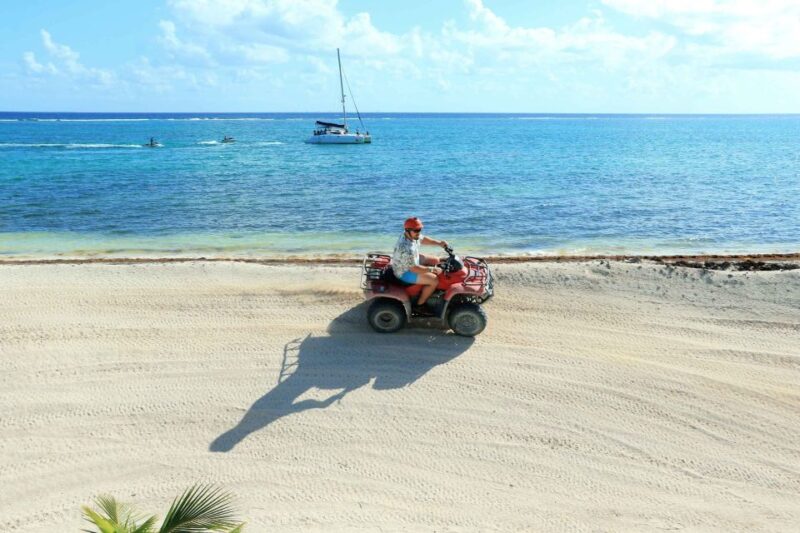 From Cancún: ATV Jungle Trail Adventure and Beach Club - Key Points