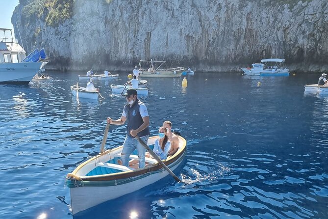 From Castellammare di Stabia: Capri Blue Grotto Boat Day Tour - Disembarking in Capri for Free Time and Sightseeing