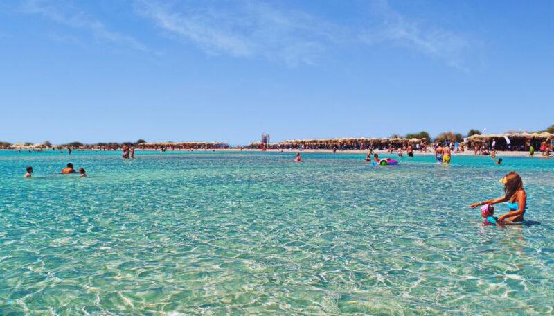 From Chania: Elafonisi and Falasarna Guided Tour with Snacks - Tasting Local Products and Snacks