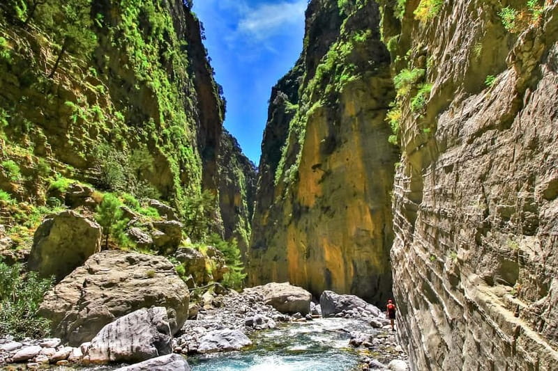 From Chania: Full-Day Samaria Gorge Trek Excursion & Guide - Entering the Gorge: Trails, Springs, and Wildlife