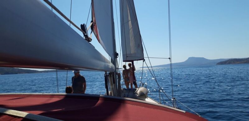 From Chania: Fully Private Sailing Cruise with Meal & Drinks - Savor a Homemade 3-Course Lunch with Local Ingredients