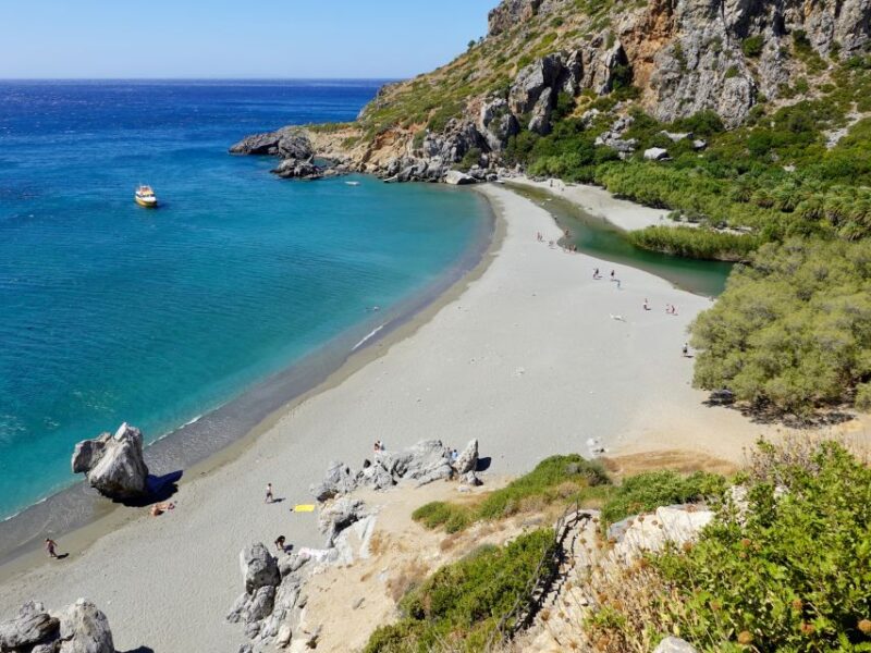 From Chania: Preveli Palm Beach Day Tour - Lunch and Free Time in Plakias