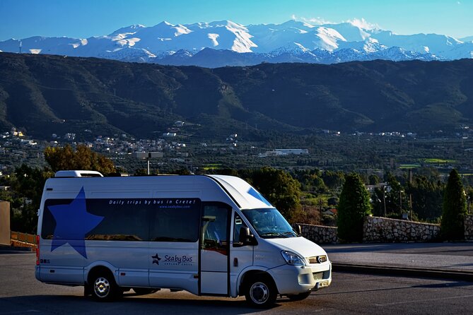 From Chania: Private Hire Minibus/Minivan & Driver - Comfortable and Well-Equipped Transport