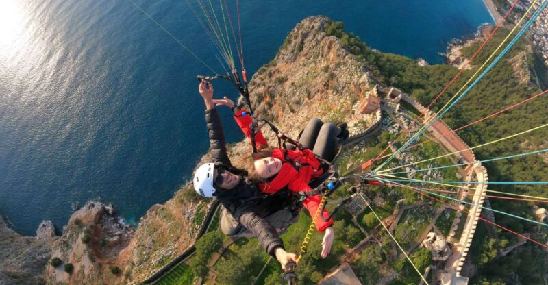 From city of Side Alanya Paragliding - The Flight Experience: Soaring Over Alanya