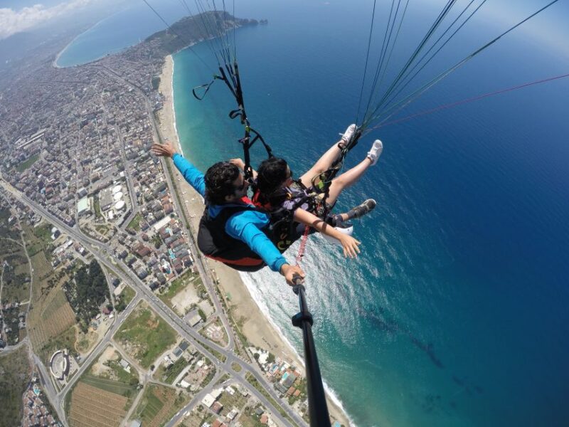 From city of Side Alanya Paragliding - Cleopatra Beach: Relaxing After the Flight
