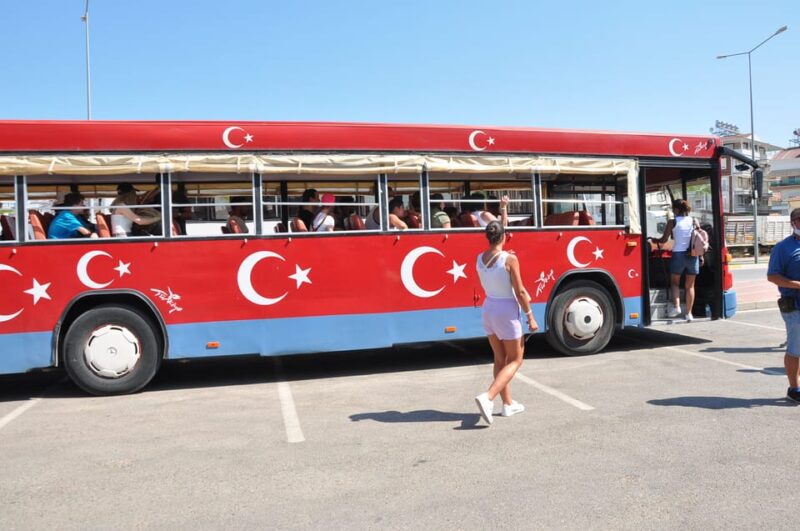 From City of Side: Cabrio Bus Safari & Boat Tour with Lunch - Lunch at Green Lake and the Boat Tour Experience