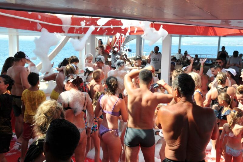 From City of Side: Dolphins Island Boat Trip with Transfer - Lunch on the Boat and Refreshments