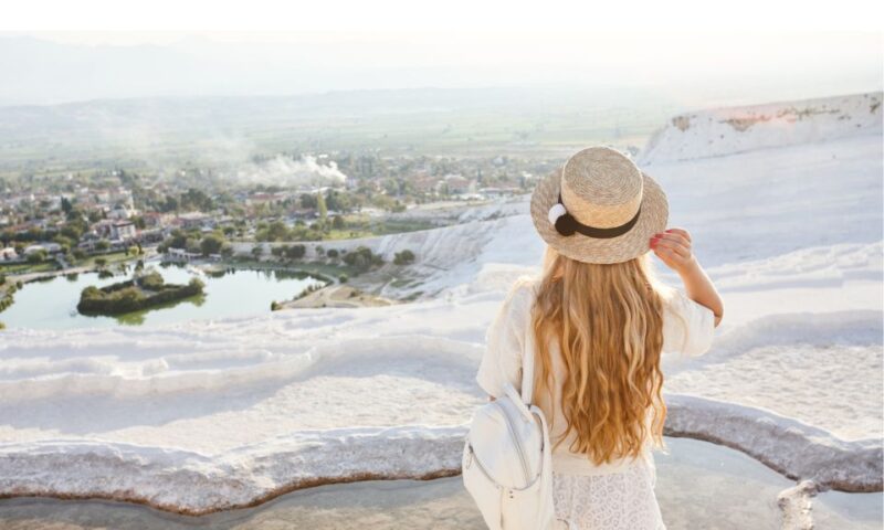 From City of Side: Pamukkale & Hierapolis Day Trip w/ Lunch - Marvel at Pamukkale’s Travertine Terraces and Thermal Pools