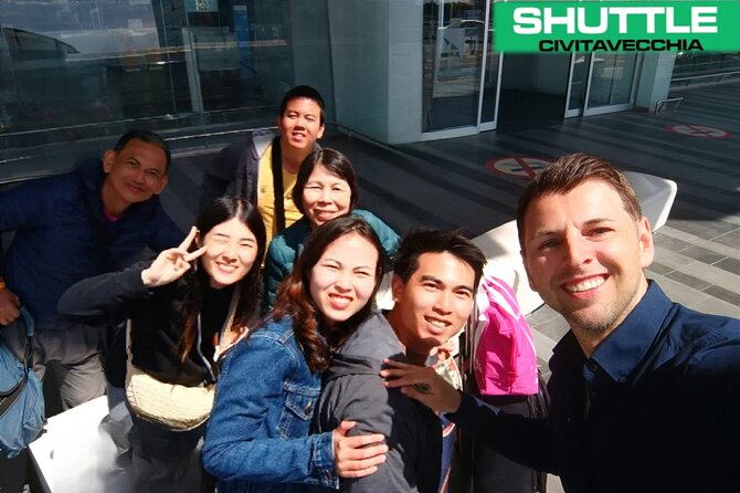 From Civitavecchia Cruise Port to FCO 1-8 People - Efficient and Personalized Transfer from Civitavecchia to Rome Fiumicino Airport