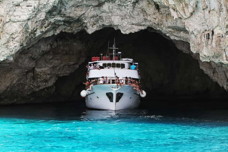From Corfu: Day Cruise to Paxos, Antipaxos, & the Blue Caves - The Experience of Gaios Town