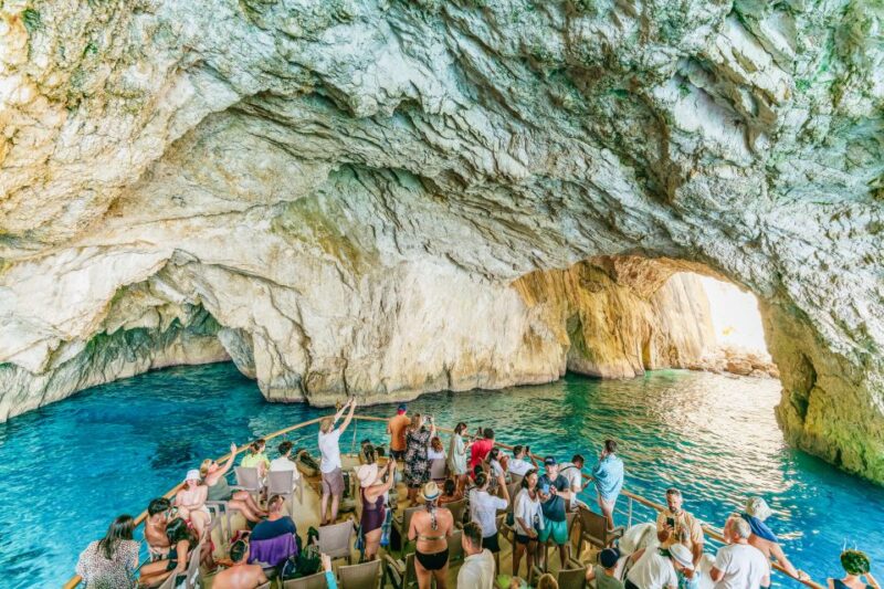 From Corfu Island: Antipaxos & Paxos Blue Caves Boat Cruise - Free Time in Lakka: Traditional Village and Beachside Charm