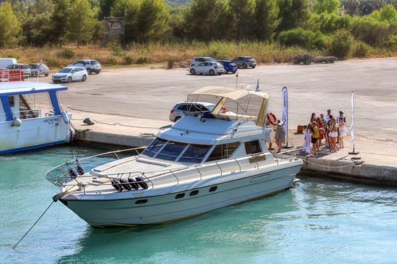From Corfu: Luxury Yacht Cruise to Paxos and Antipaxos - Embarking from Lefkimmi Port to Scenic Lakka Beach