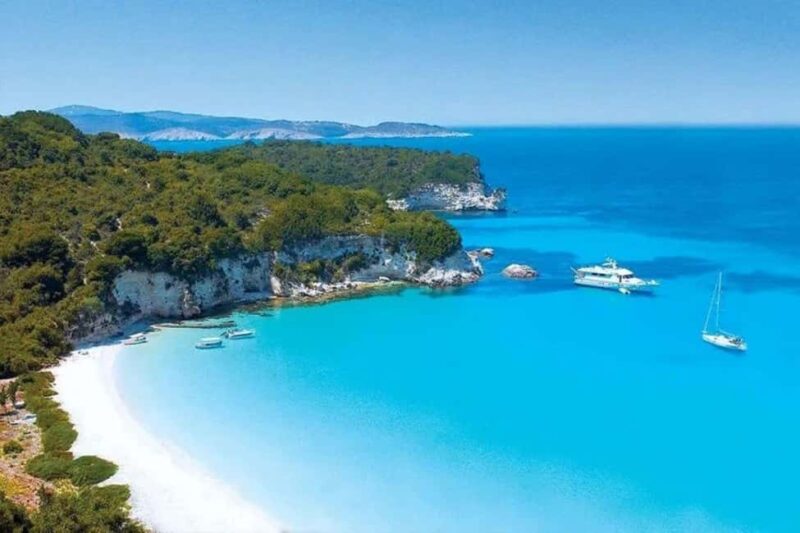 From Corfu: Paxos, Antipaxos & Blue Caves Day Trip by Boat - Swimming and Beach Time at Antipaxos