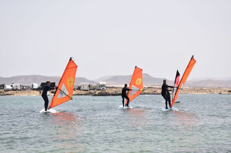 From Corralejo: Small Group Windsurfing Class in El Cotillo - The Expertise of VDWS Instructors