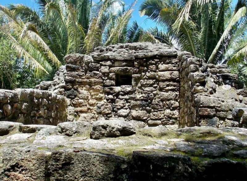 From Costa maya : mayan ruins and stop at the fruit market . - Stop at the Local Fruit Market for Fresh Harvests