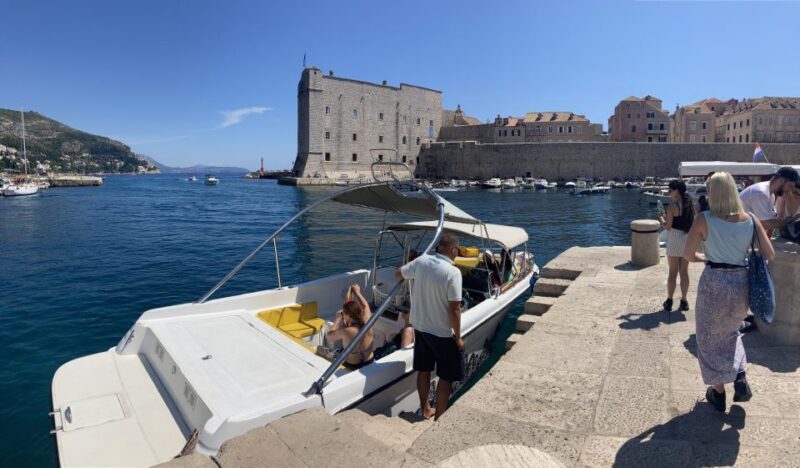 From Dubrovnik/Cavtat: Blue Cave, Sunj Beach Speed Boat Tour - Navigating Dubrovniks Coastal Panorama from the Sea