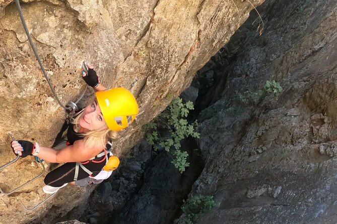 From Estepona: Guided Via Ferrata Adventure in Benalauría - The Route: From Canyon to Summit