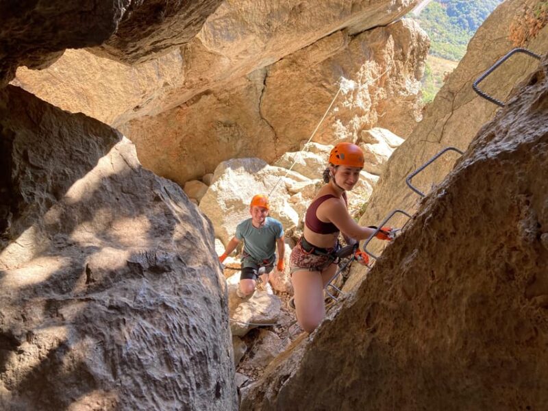 From Estepona: Vía Ferrata de Benalauria climbing tour - Key Points
