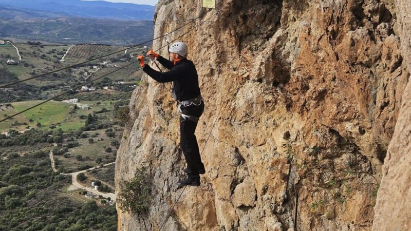 From Estepona: Vía Ferrata de Casares guided climbing tour - Crossing Monkey Bridges and Overhangs