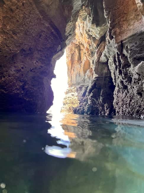From Faliraki : Speedboat tour kalithea caves&antony kouin - Marine Ecosystems, Coastal Geology, and Local Stories from the Captain