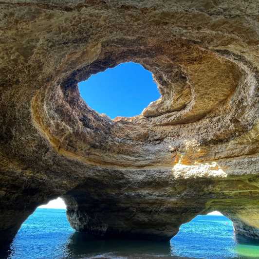 From Faro: Benagil, Algar Seco, 7 Hanging Valleys, & Marinha - Key Points