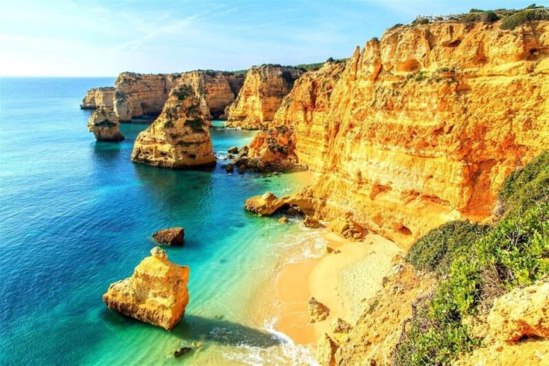 From Faro: Benagil Cave, Marinha, & Carvoeiro Full-Day Tour - Key Points