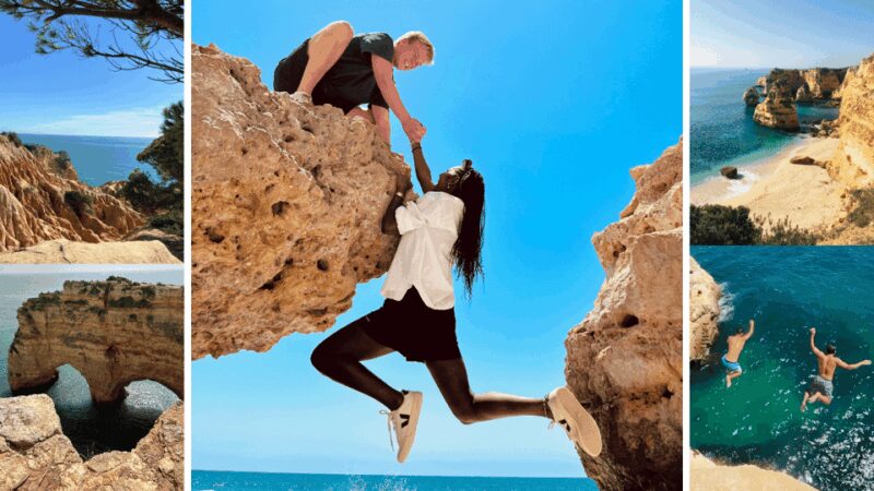 From Faro: Benagil, Marinha, 7 Valleys, Algar Seco Adventure - Return Journey and Final Highlights at Faro