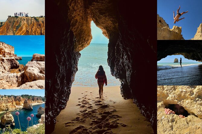 From Faro: Benagil, Marinha Beach, 7 Hanging Valleys, Algar Seco - The Scenic Seven Hanging Valleys Hike