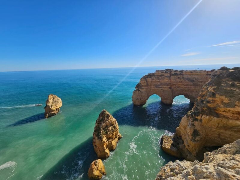 From Faro: The Original Benagil Cave, Marinha & More Tour - Faro Departure Point and Transportation Details