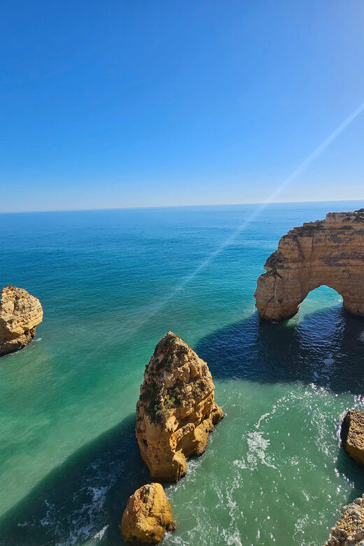 From Faro: The Original Benagil Cave, Marinha & More Tour - Return Journey and Flexibility