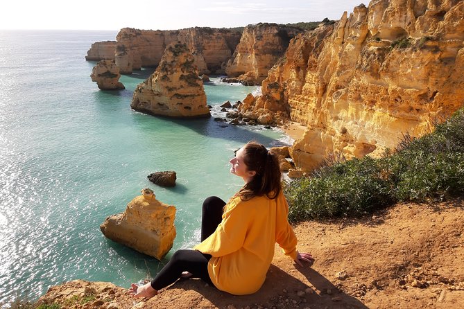 From Faro: Visit Benagil Cave, Marinha Beach, Algar Seco & More - Return Journey and Seamless Drop-Off at Faro Marina
