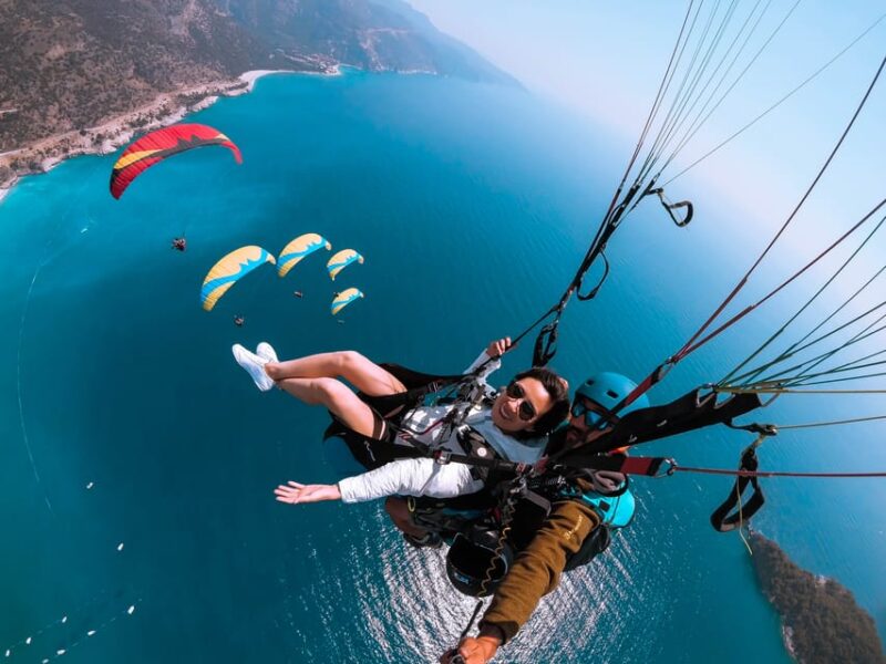 From Fethiye: Tandem Paragliding in Ölüdeniz - The Paragliding Flight: From the Summit to the Sky