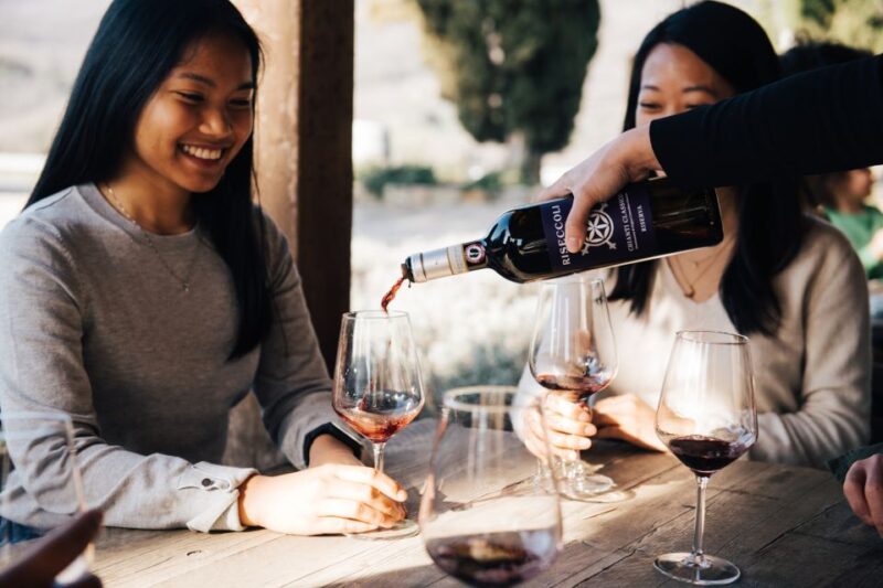 From Florence: Chianti Hills Wineries Tour with Tasting - Wine Tasting and Food Pairings at the First Farm