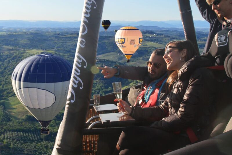 From Florence: Luxury Hot-Air Balloon Ride - An Elegant Hot-Air Balloon Ride Over Tuscany’s Rolling Hills