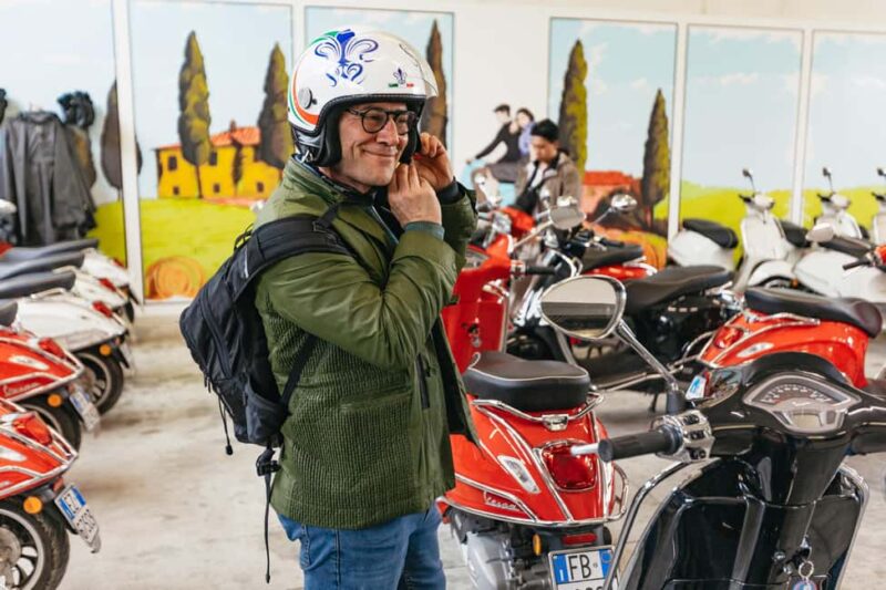 From Florence: Tuscan Countryside Vespa Tour with Tastings - Sample Tuscan Flavors at a Private Terrace