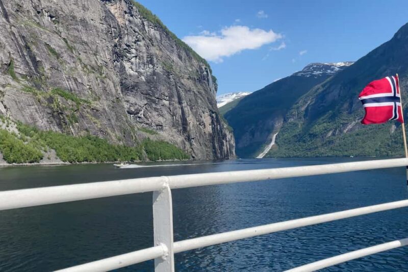 From Geiranger: Geiranger Fjord Tour with Stop in Hellesylt - Cruising Through the Fjords Waterfalls